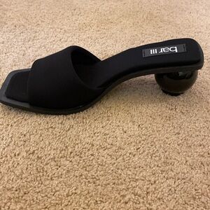 Women's Cayymen Ball Heel Sandals Shoes Bar III 3        Black Sz 6.5